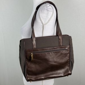 Vintage Donna Karan Brown Shoulder Arm Purse DKNY